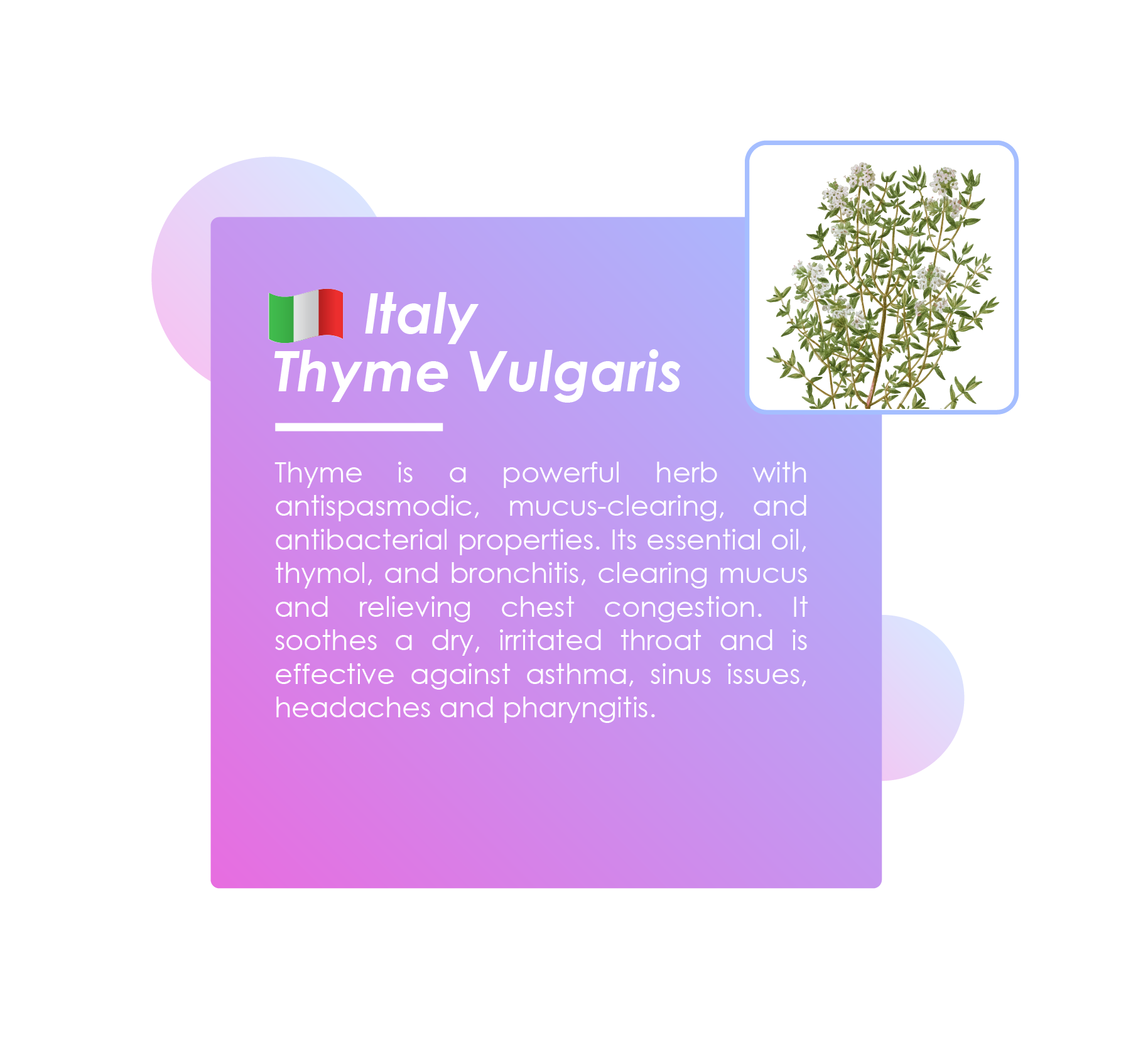 BreatheCLOUD Ingredient