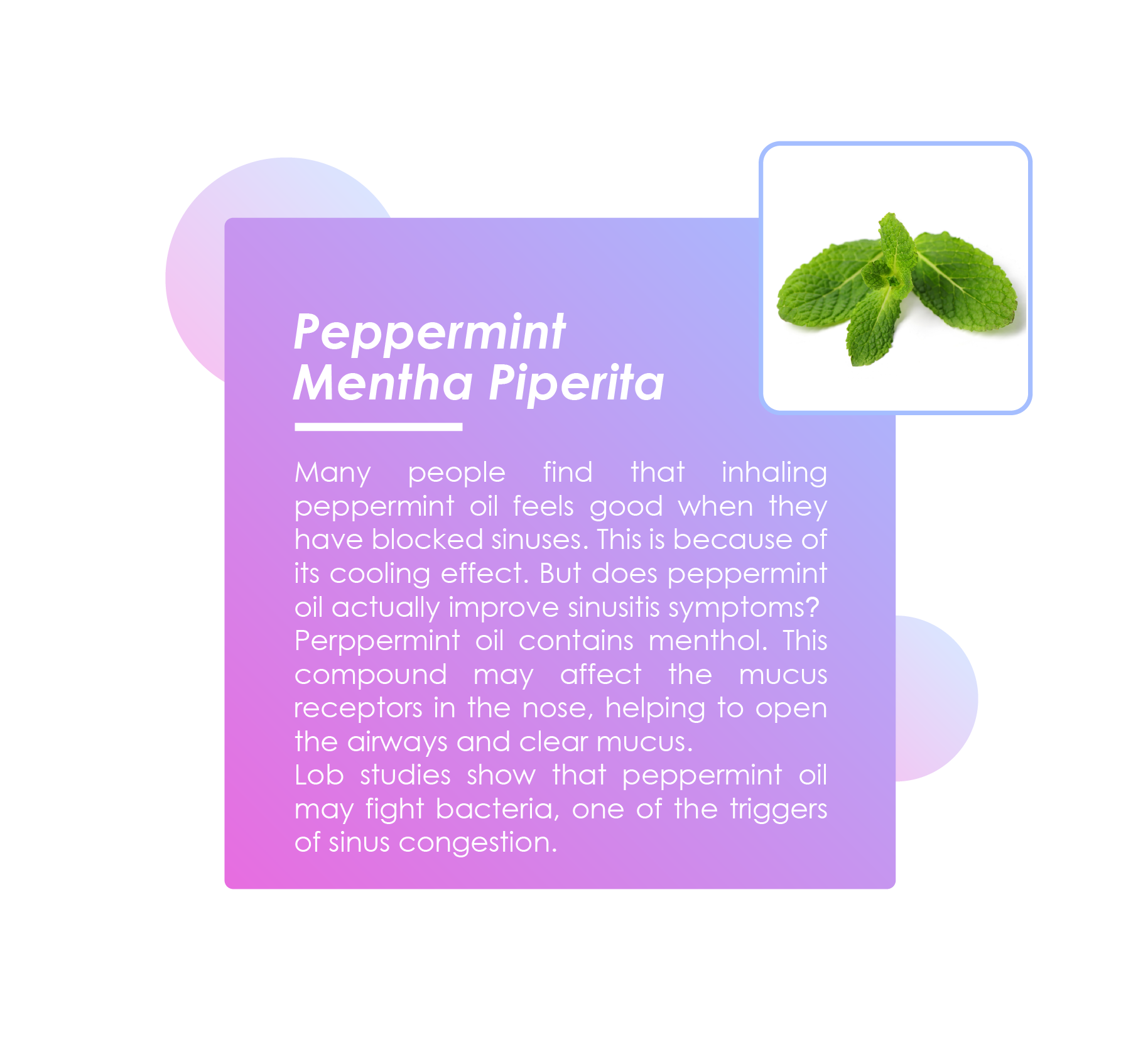 BreatheCLOUD Ingredient